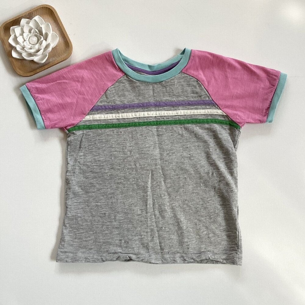 Mini Boden Raglan Stripe T-shirt